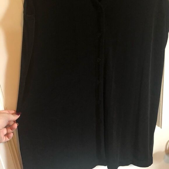 Black Chico’s button up blouse - Picture 5 of 7